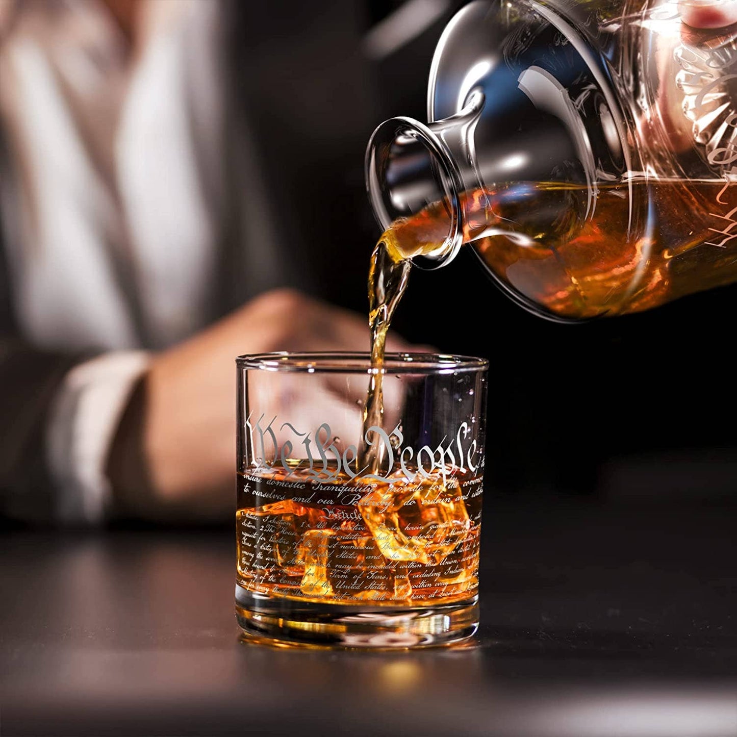 Constitution Of The United States Whiskey Glass