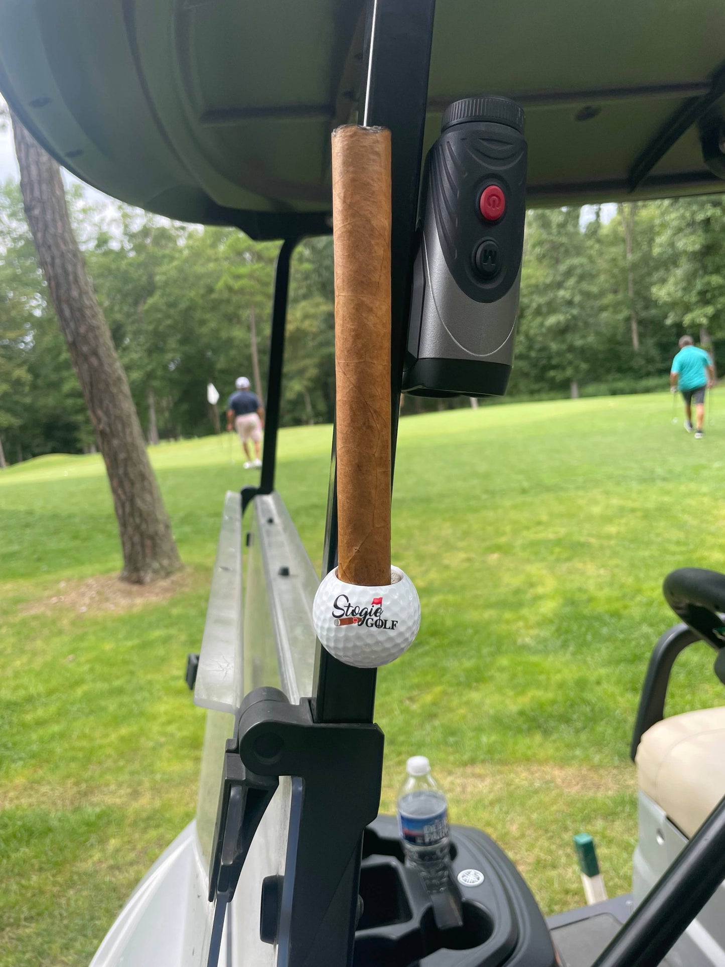 Custom Golf Ball Magnetic Cigar Holder by Stogie Golf