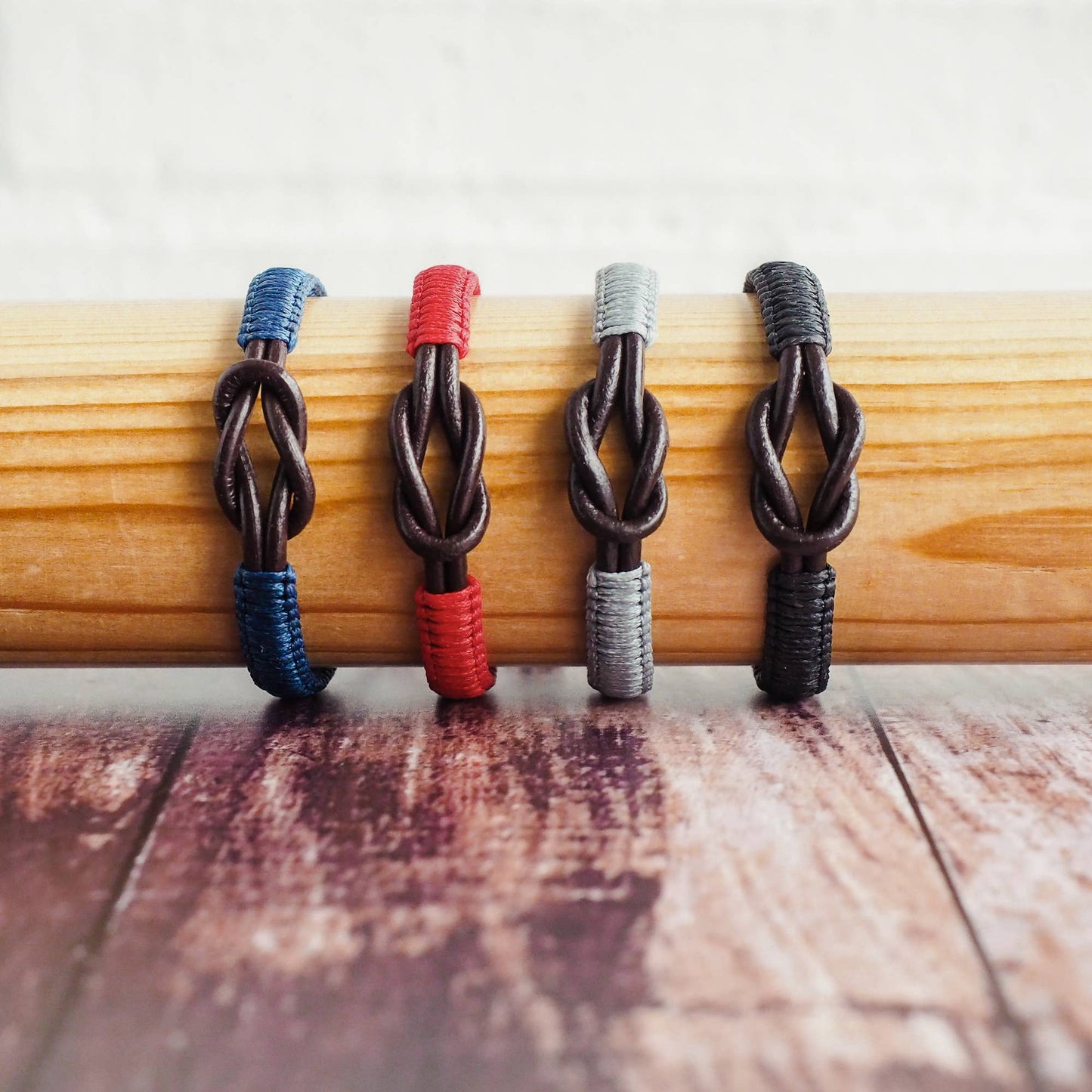 Men's Infinity Knot Leather Bracelet | Gift for Men |