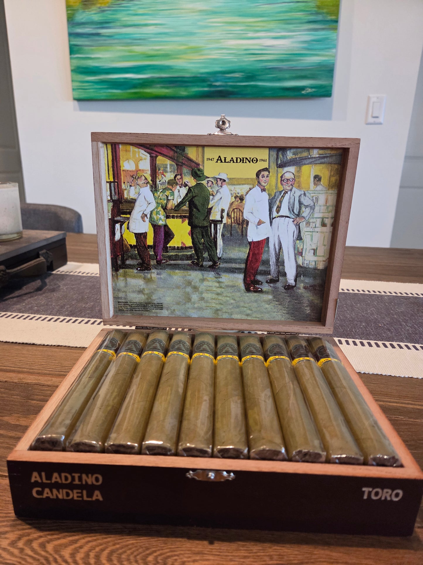 Cigar = Aladino, JRE Tobacco Farm, Candela