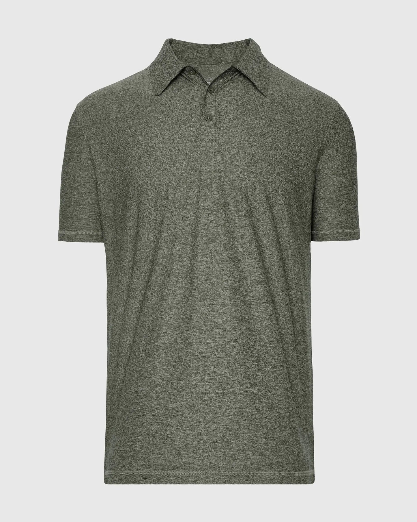 Short Sleeve Shirt | Active | Polo | Heather Forest