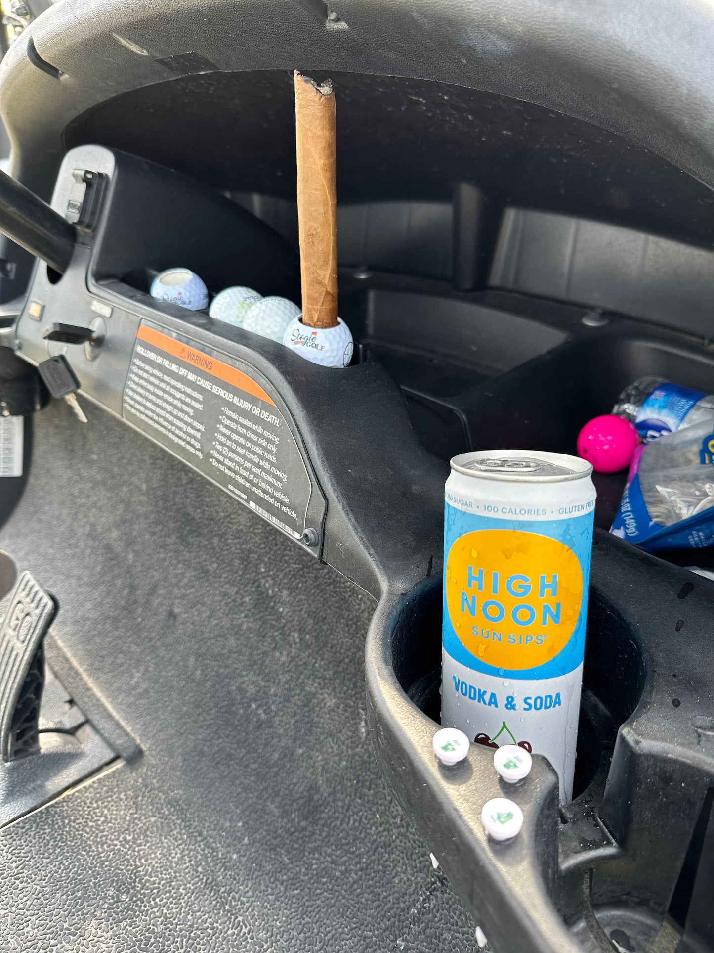 Golf Ball Cigar Holder Handmade Golf Accessory