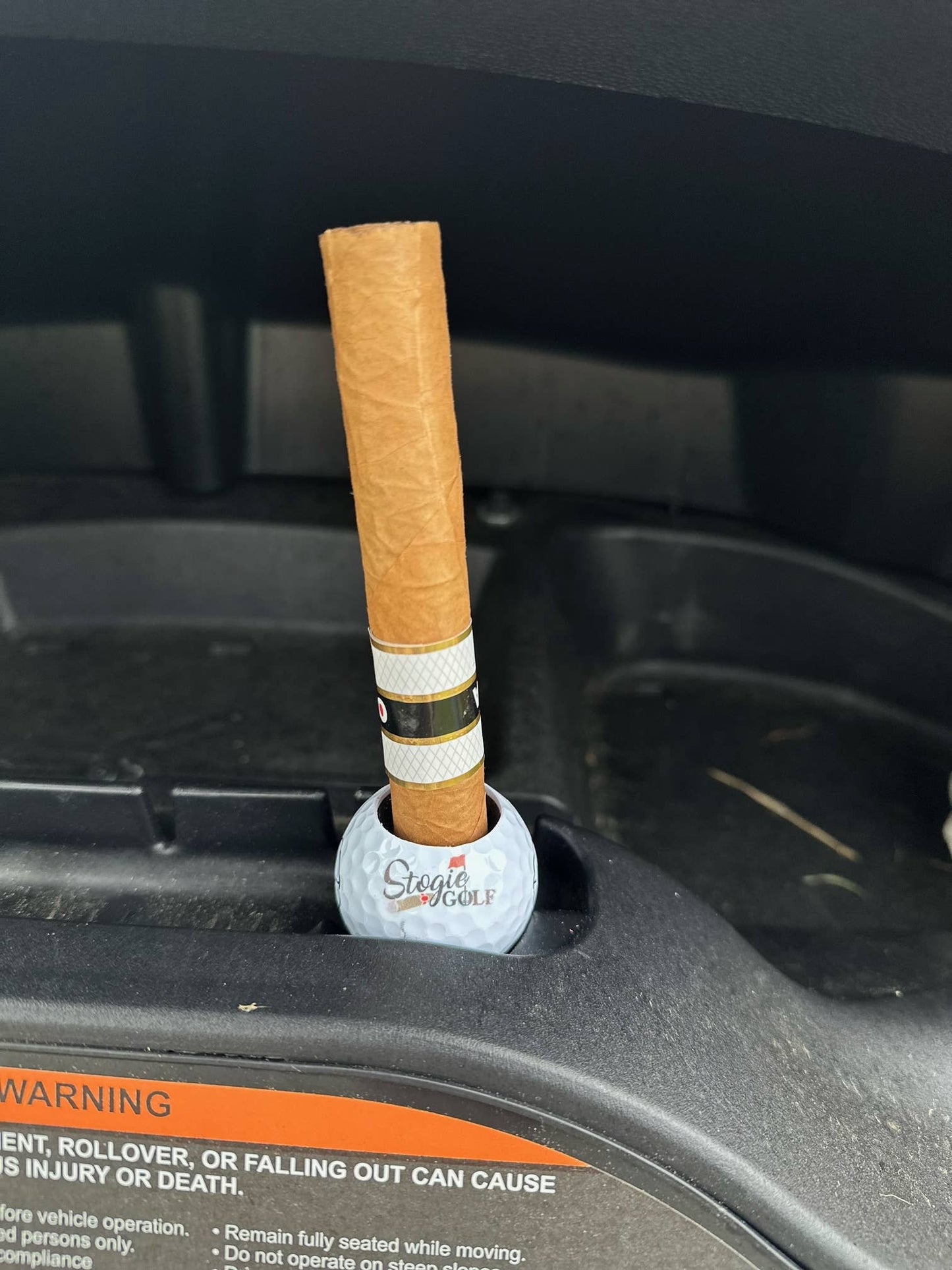 Golf Ball Cigar Holder Handmade Golf Accessory
