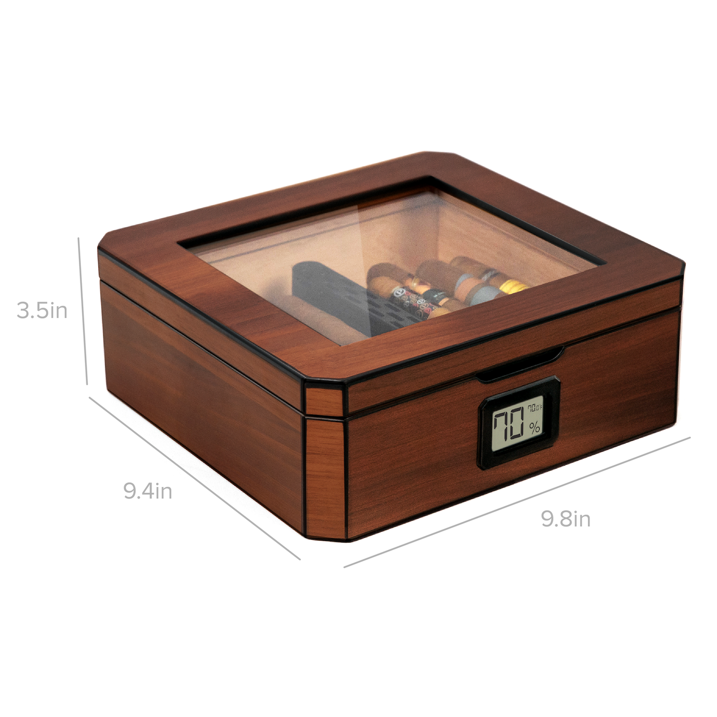 MAG Humidor - Walnut Finish