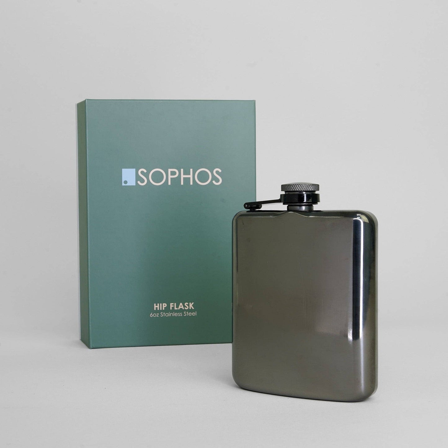 6oz Gunmetal Hip Flask