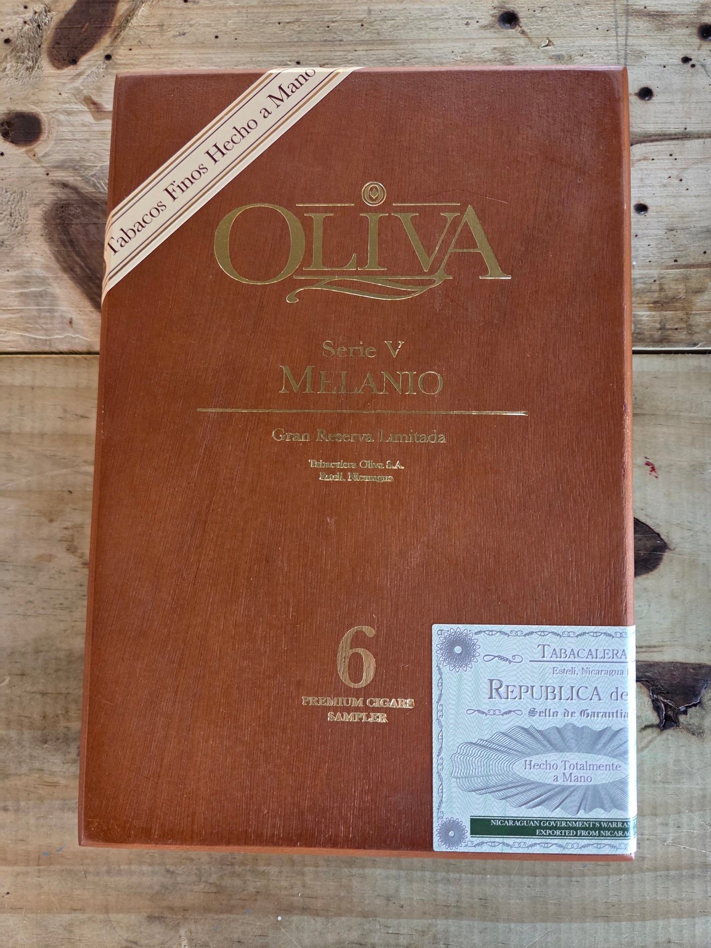 Cigar= Oliva, Series V Melanio, 6 premium cigar sampler