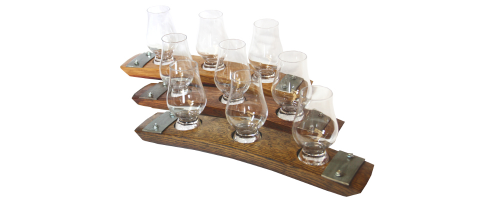 Premium Glencairn Whiskey/ Bourbon 3 Glass Flight