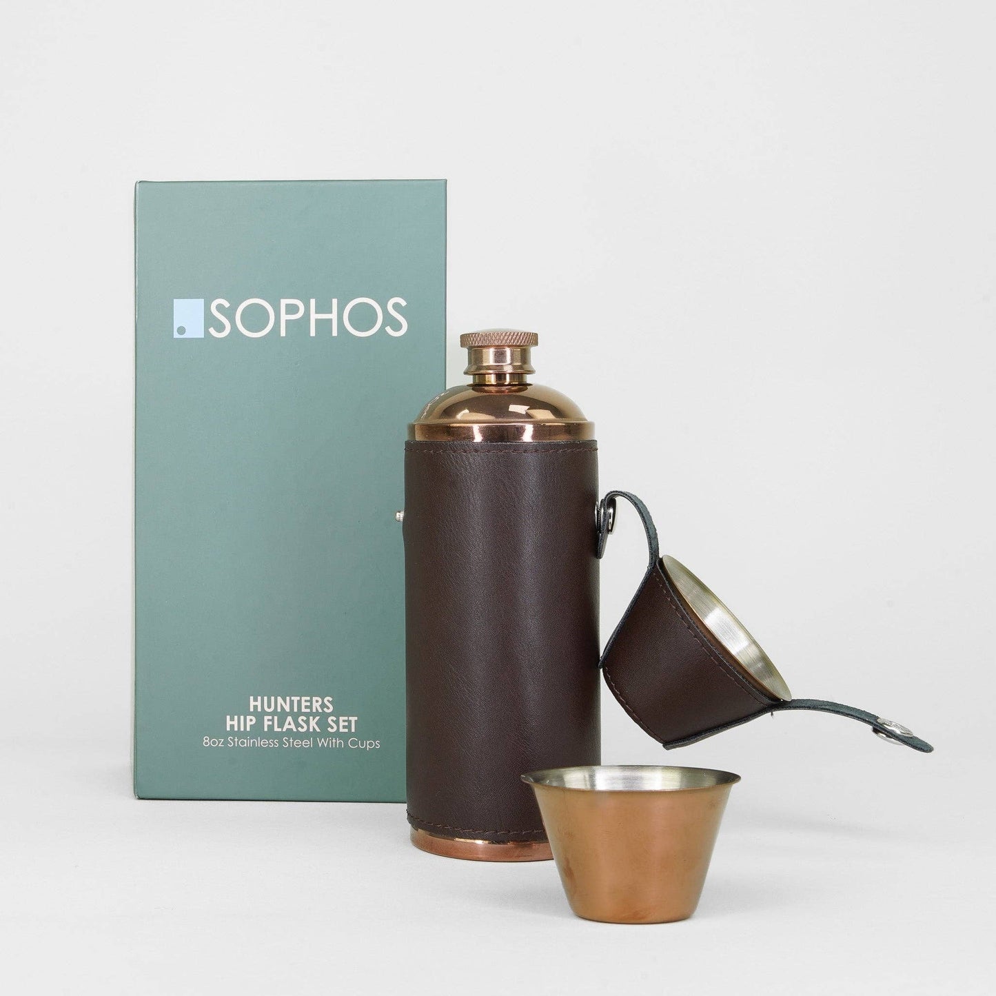 8oz Copper Hunters Flask