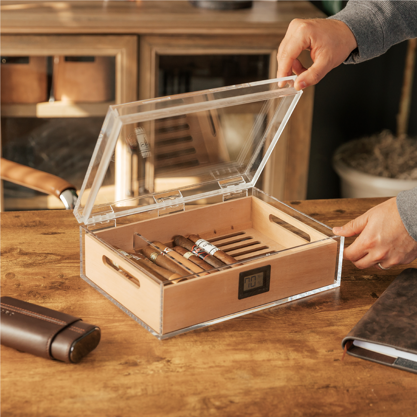 Felix Tupperdor - Acrylic Humidor