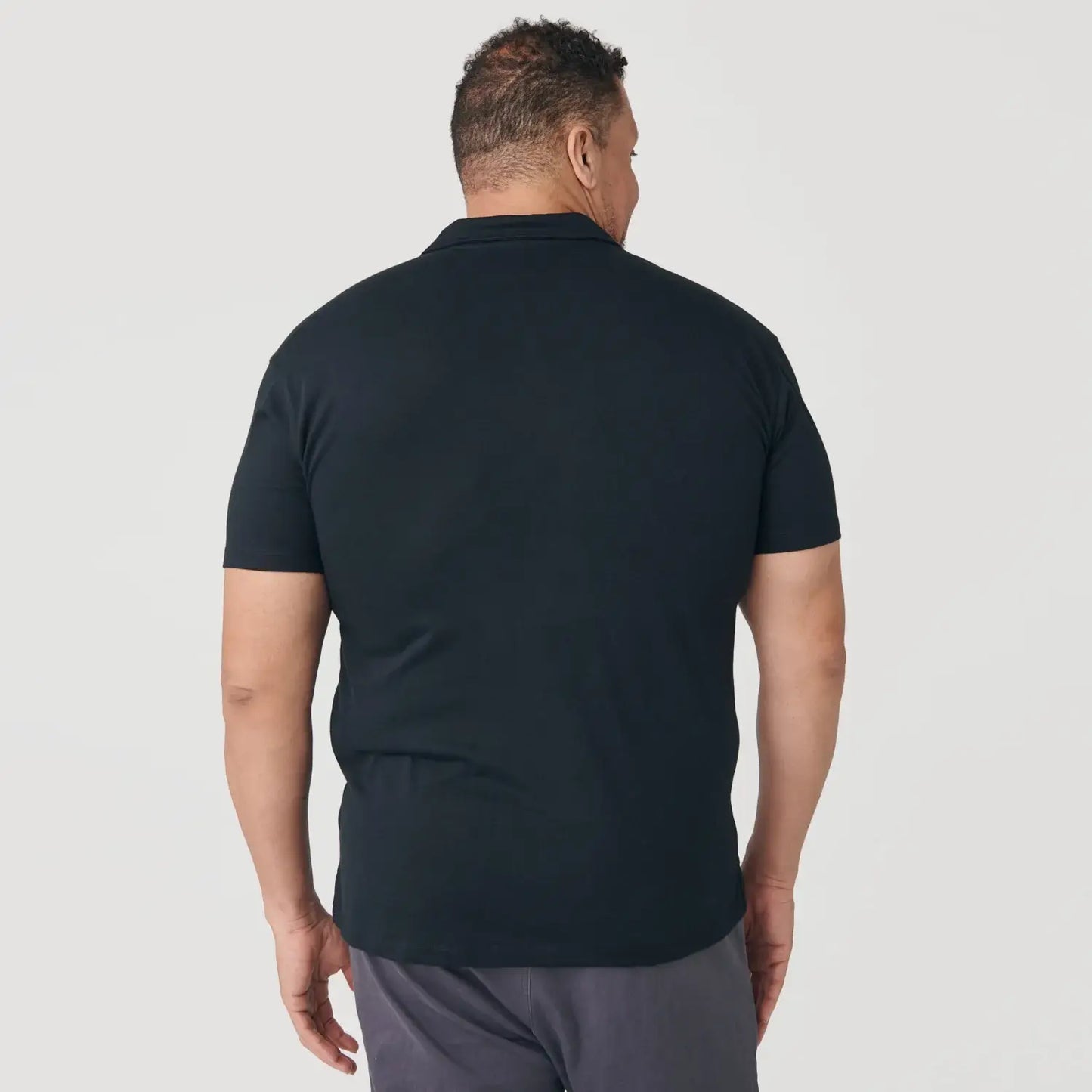 Short Sleeve Polo Shirt | Black