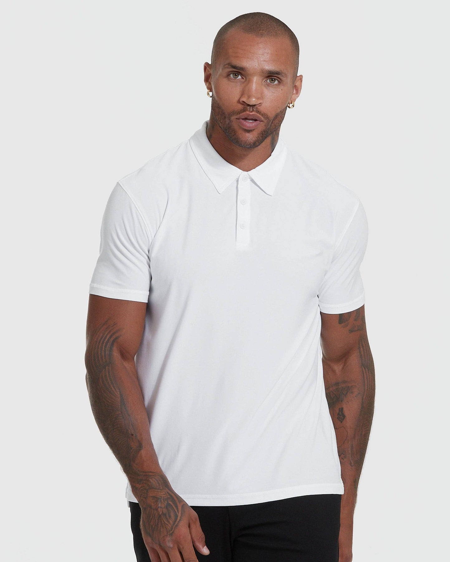 Short Sleeve Polo Shirt | Active | White