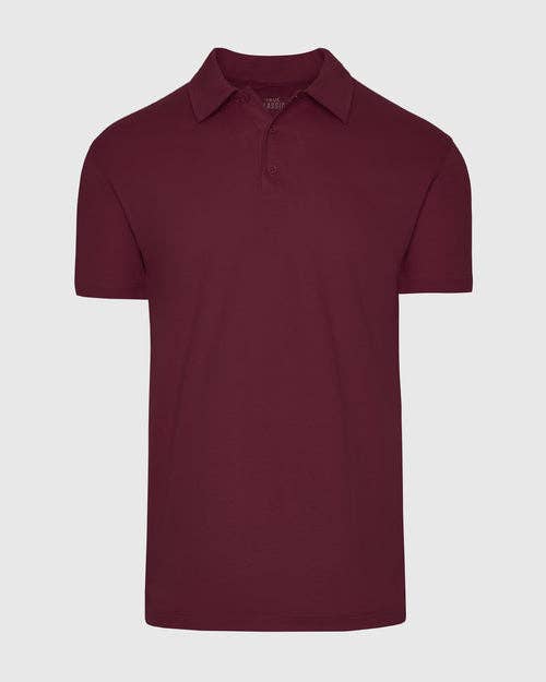 Short Sleeve Polo Shirt | Mahogany