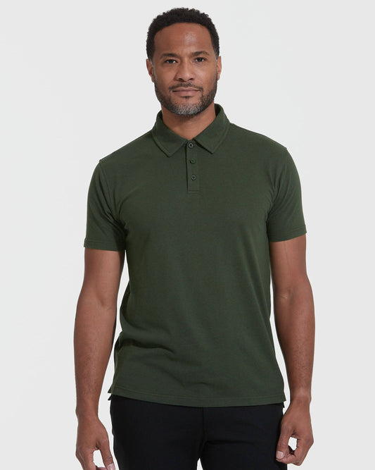 Short Sleeve Shirt | Polo | Dark Olive