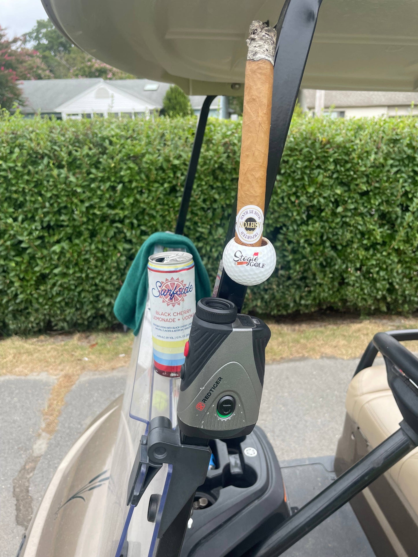 Custom Golf Ball Magnetic Cigar Holder by Stogie Golf
