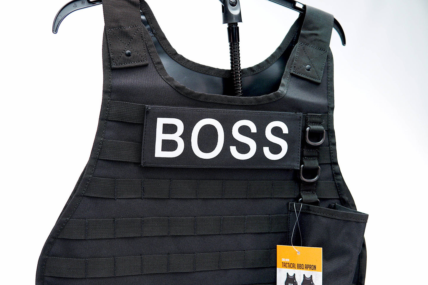 Tactical BBQ Apron With Carabiner and Bottle Opener