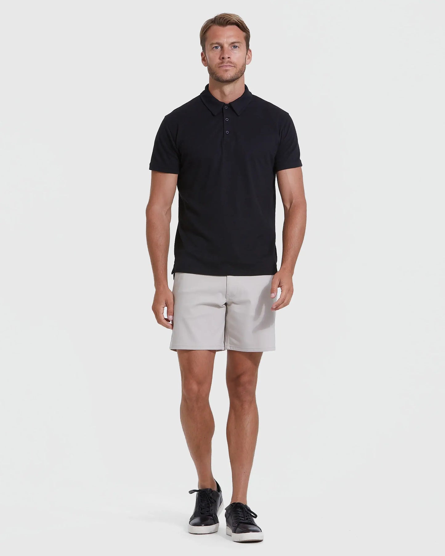 Short Sleeve Polo Shirt | Black