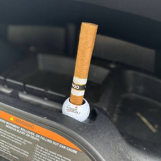 Golf Ball Cigar Holder Handmade Golf Accessory