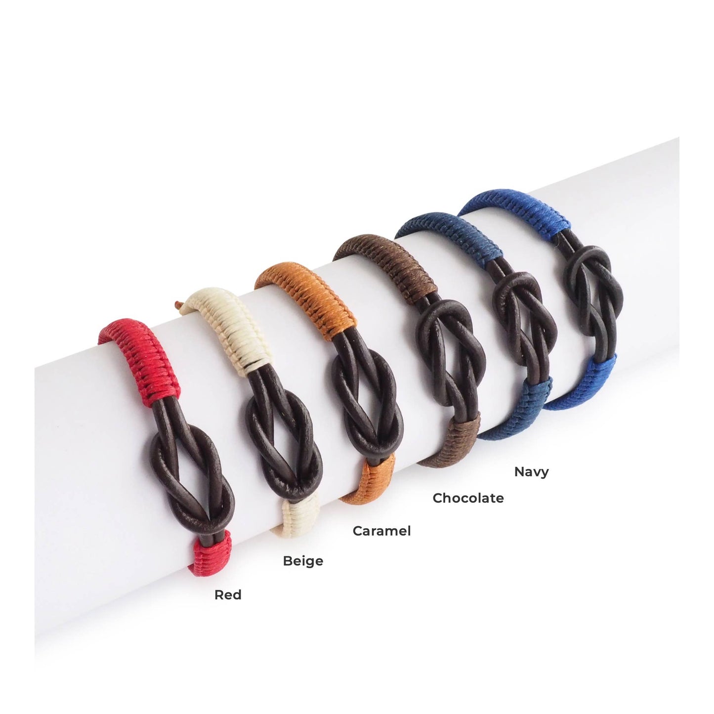 Men's Infinity Knot Leather Bracelet  | Gift for Men |