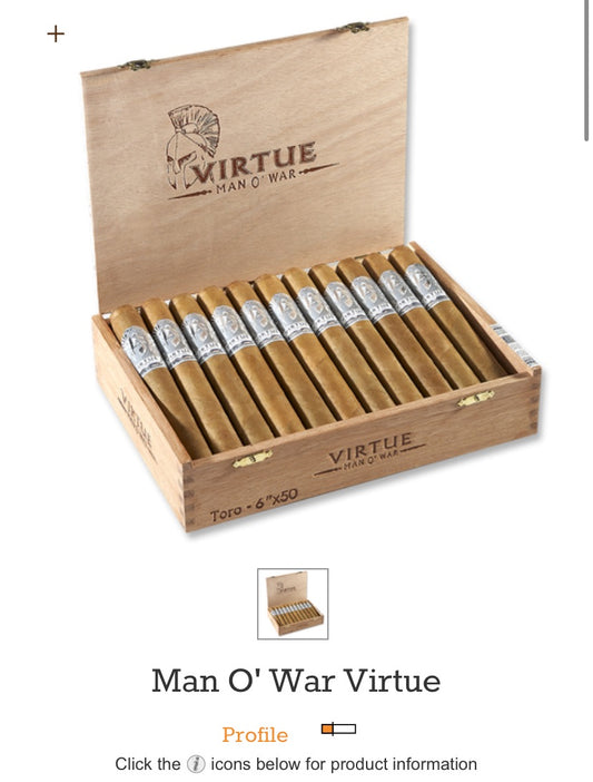 Cigar = Man O' War - VIRTUE