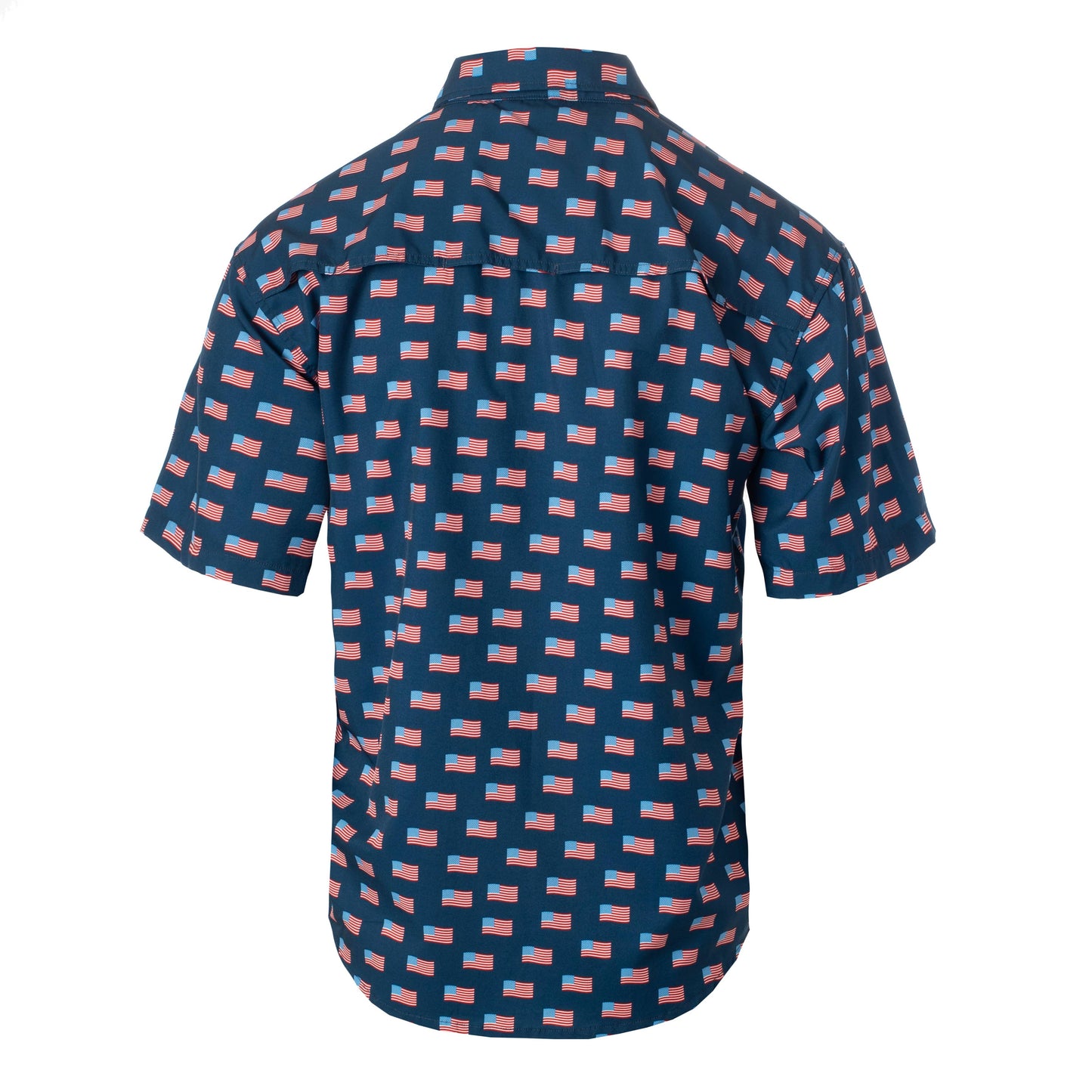 American Flag Button Down (501)