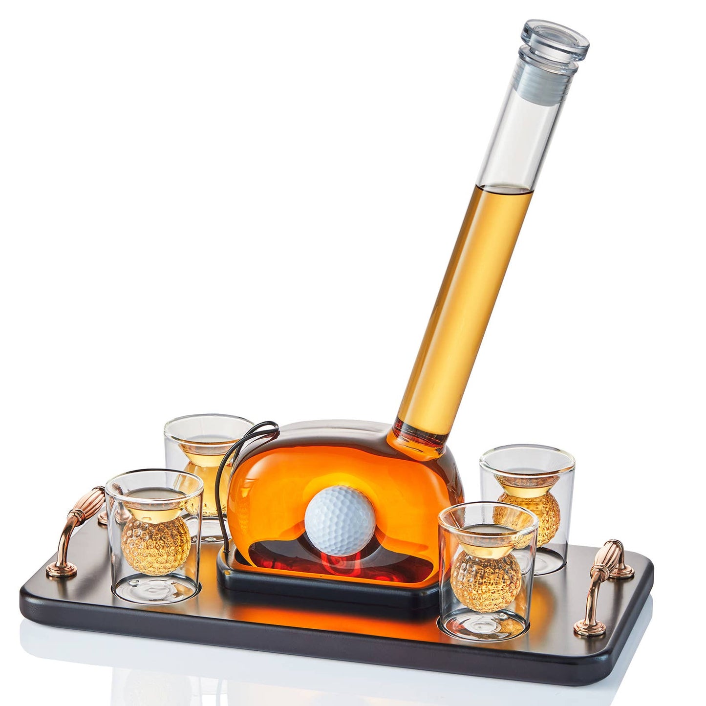 Golf Whiskey Decanter Set - Golf Gifts for Men