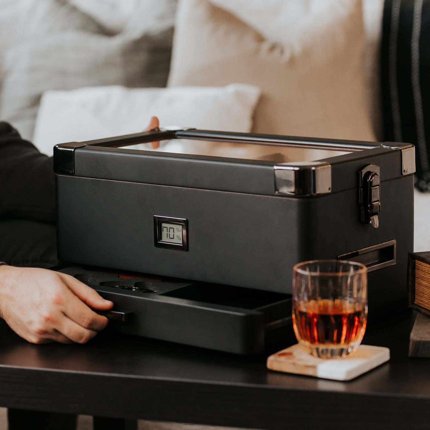 Black Edition Military Humidor