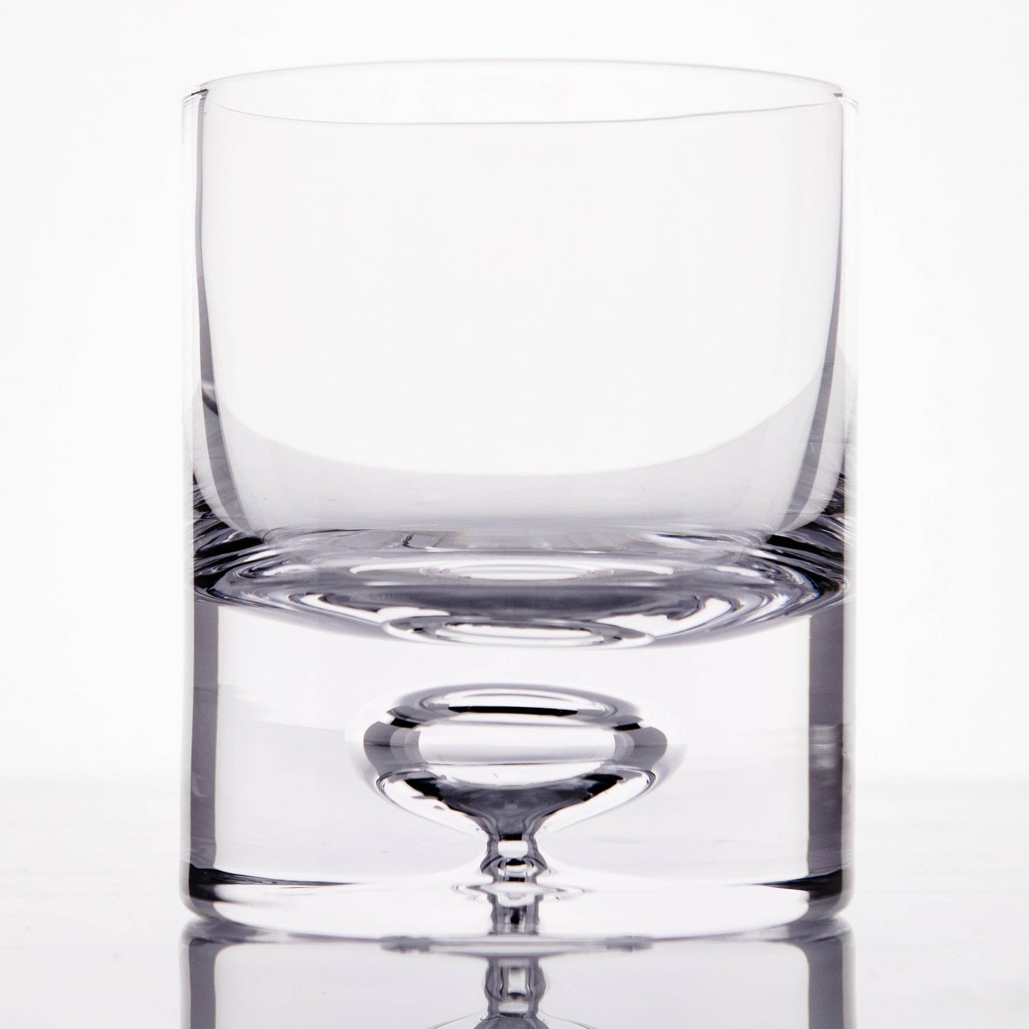 Crystal Bubble Heavy Base Whiskey Glass Tumbler - 9 oz (1pc)