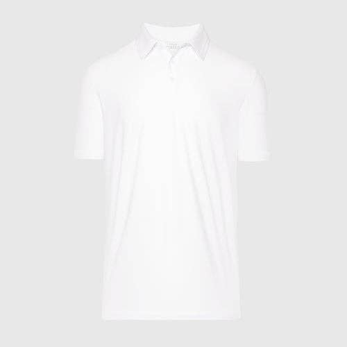 Short Sleeve Polo Shirt | Active | White