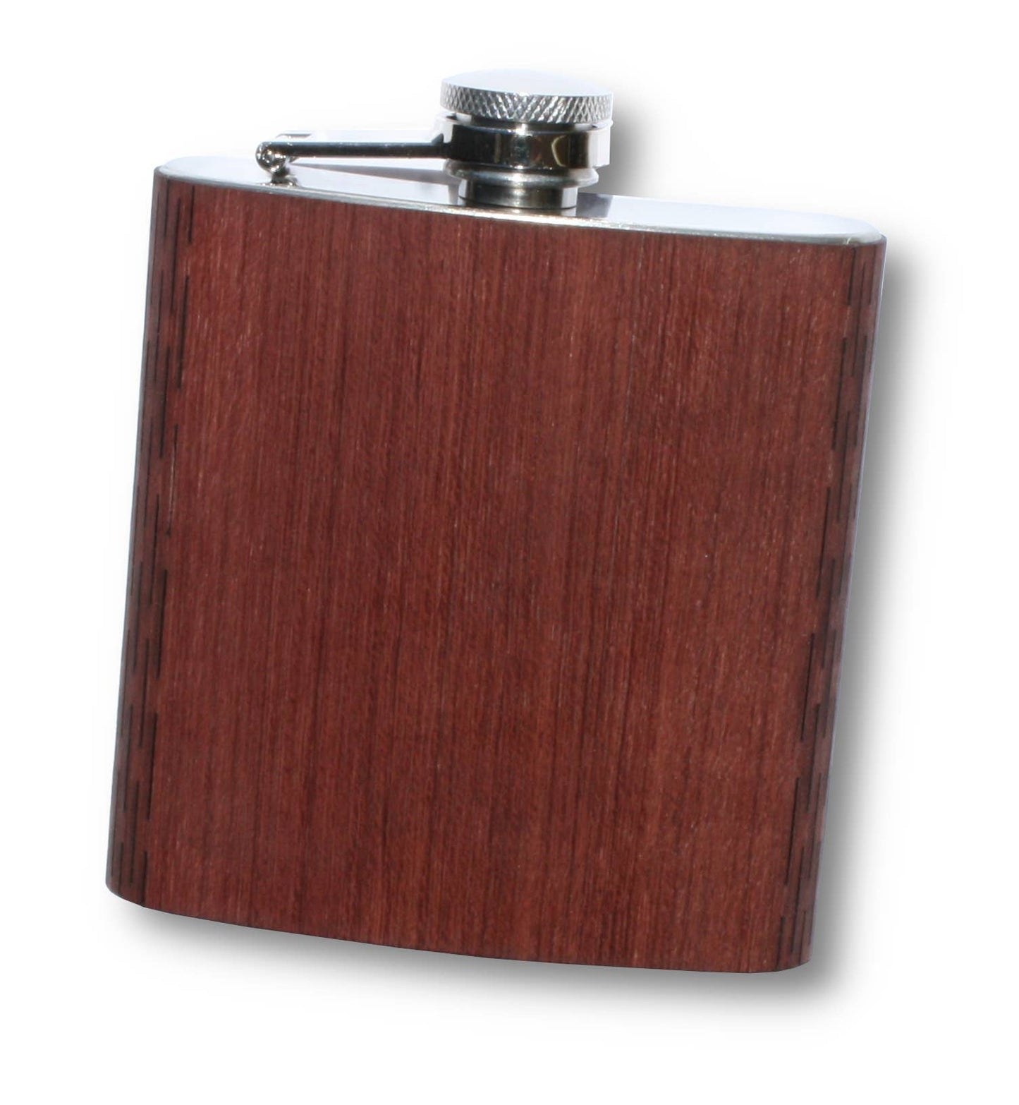 6 oz. Wooden Hip Flask (with Gift Box Options)